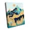 Ideyka Mountain Landscape with Metallic Painting by Numbers Kit